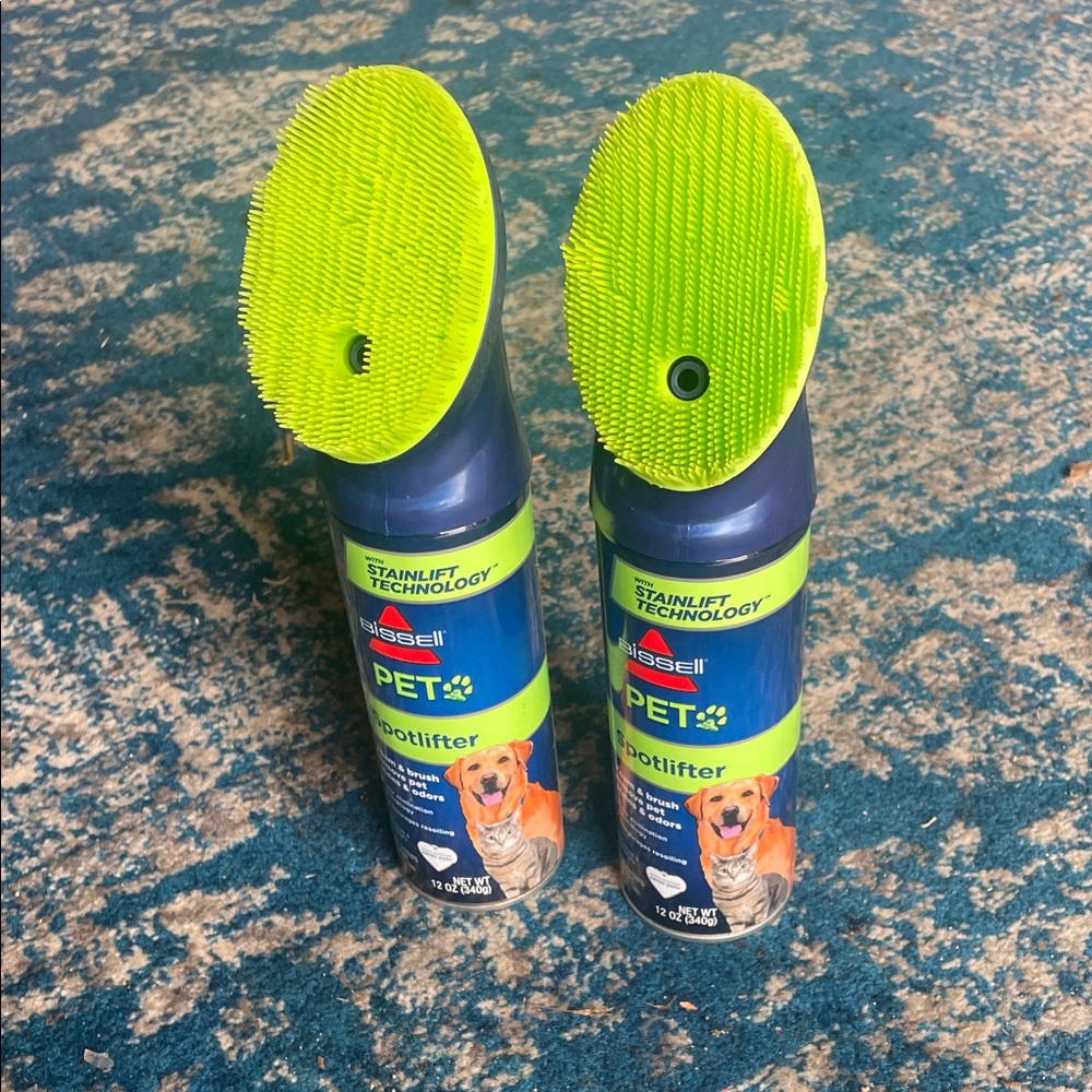 Bissell Blue and Green Pet Stain Lifter pack of 2